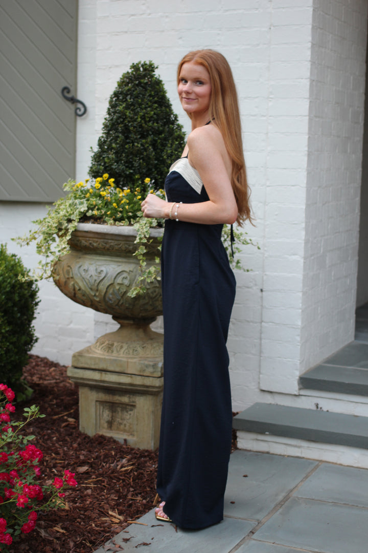 Nautical Linen Jumpsuit