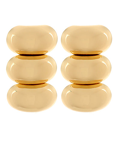 Lattice Gold Earring - Gold