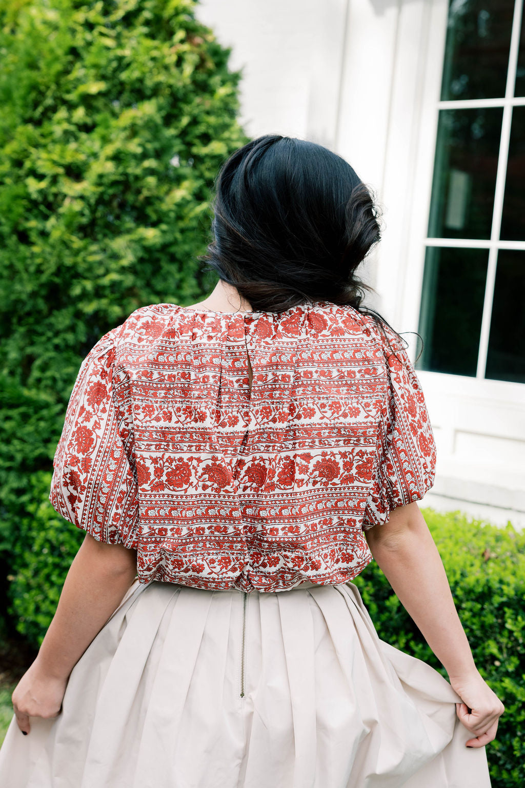Red Roses Bubble Top