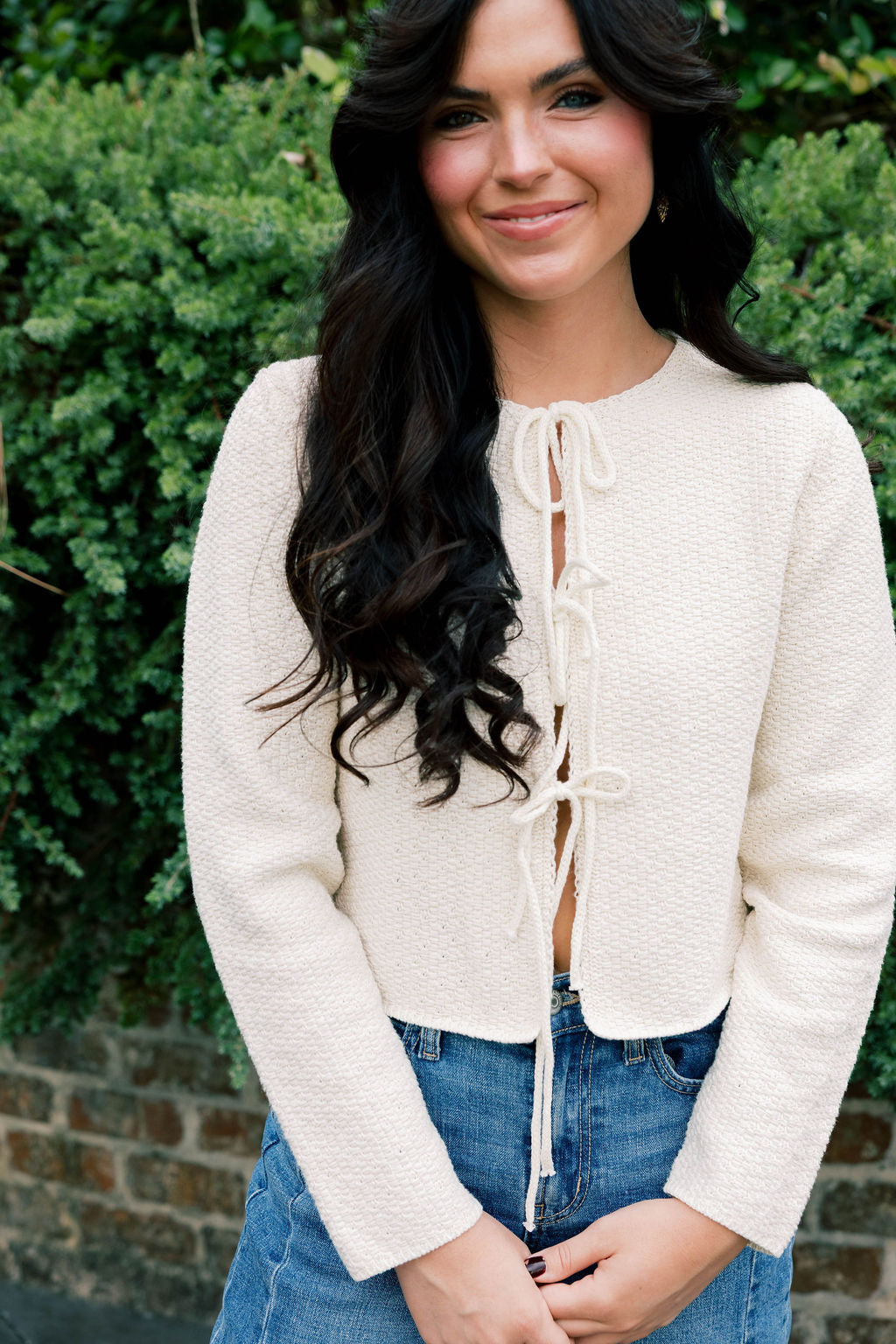Tied Up Cardigan Sweater