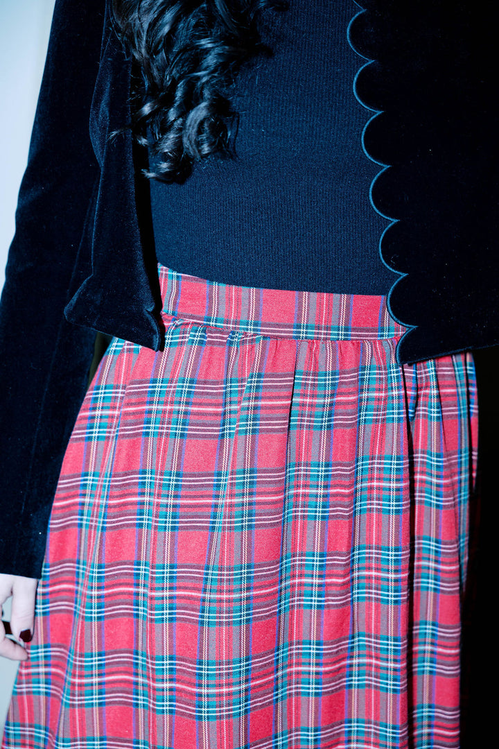 Scalloped Velvet Jacket