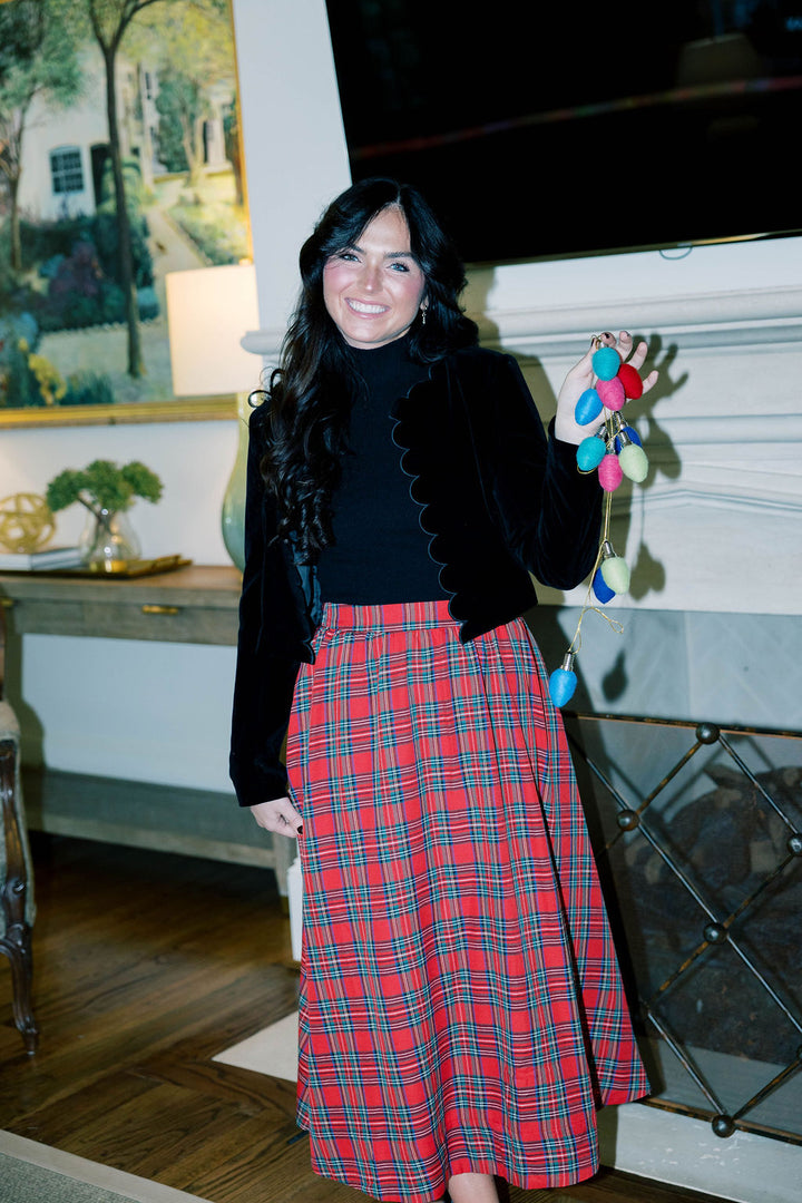 Tartan Maxi Skirt