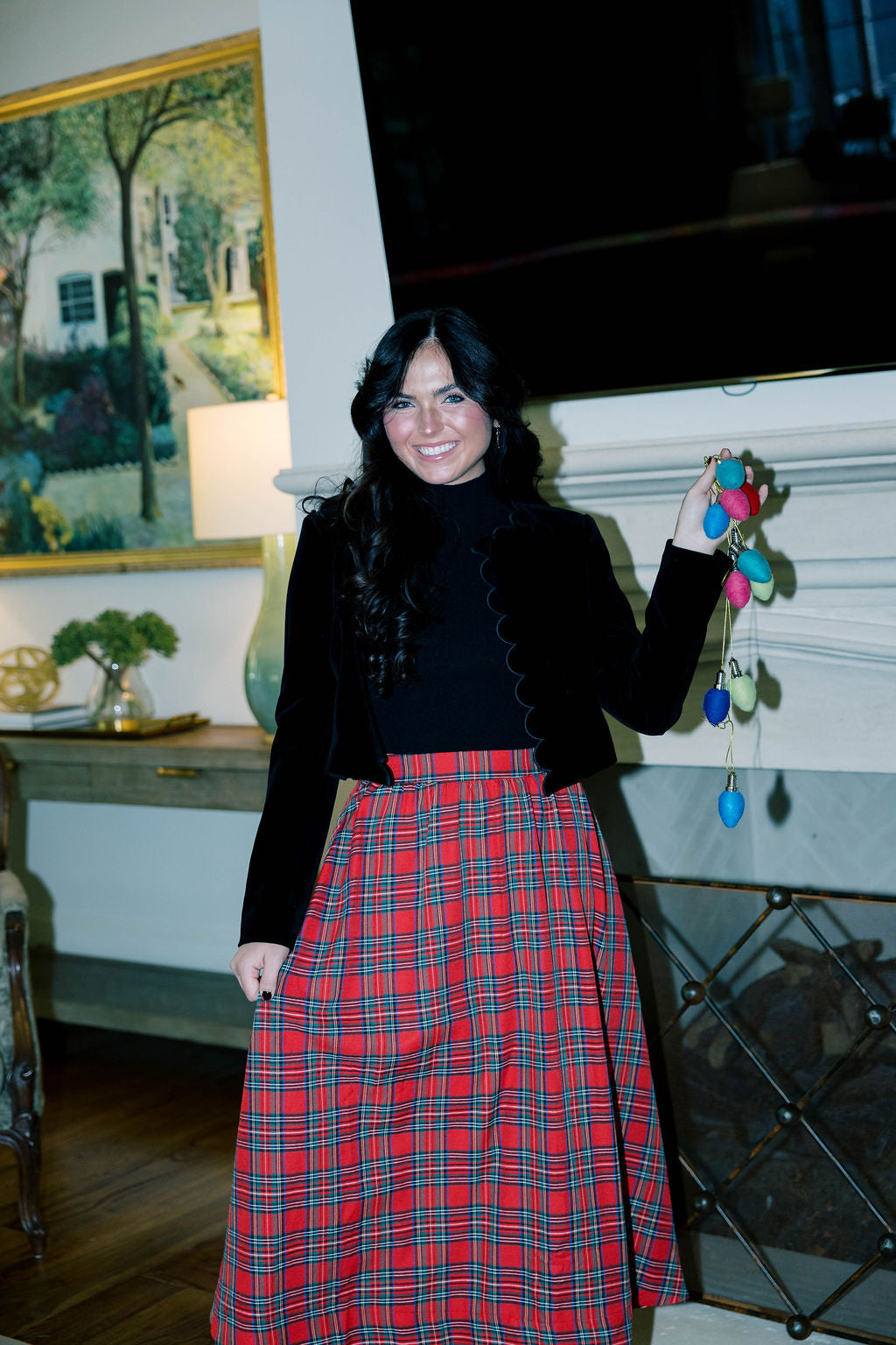 Tartan Maxi Skirt