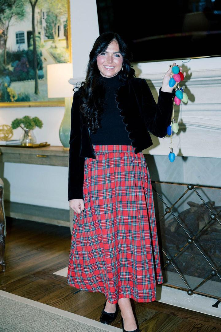 Tartan Maxi Skirt