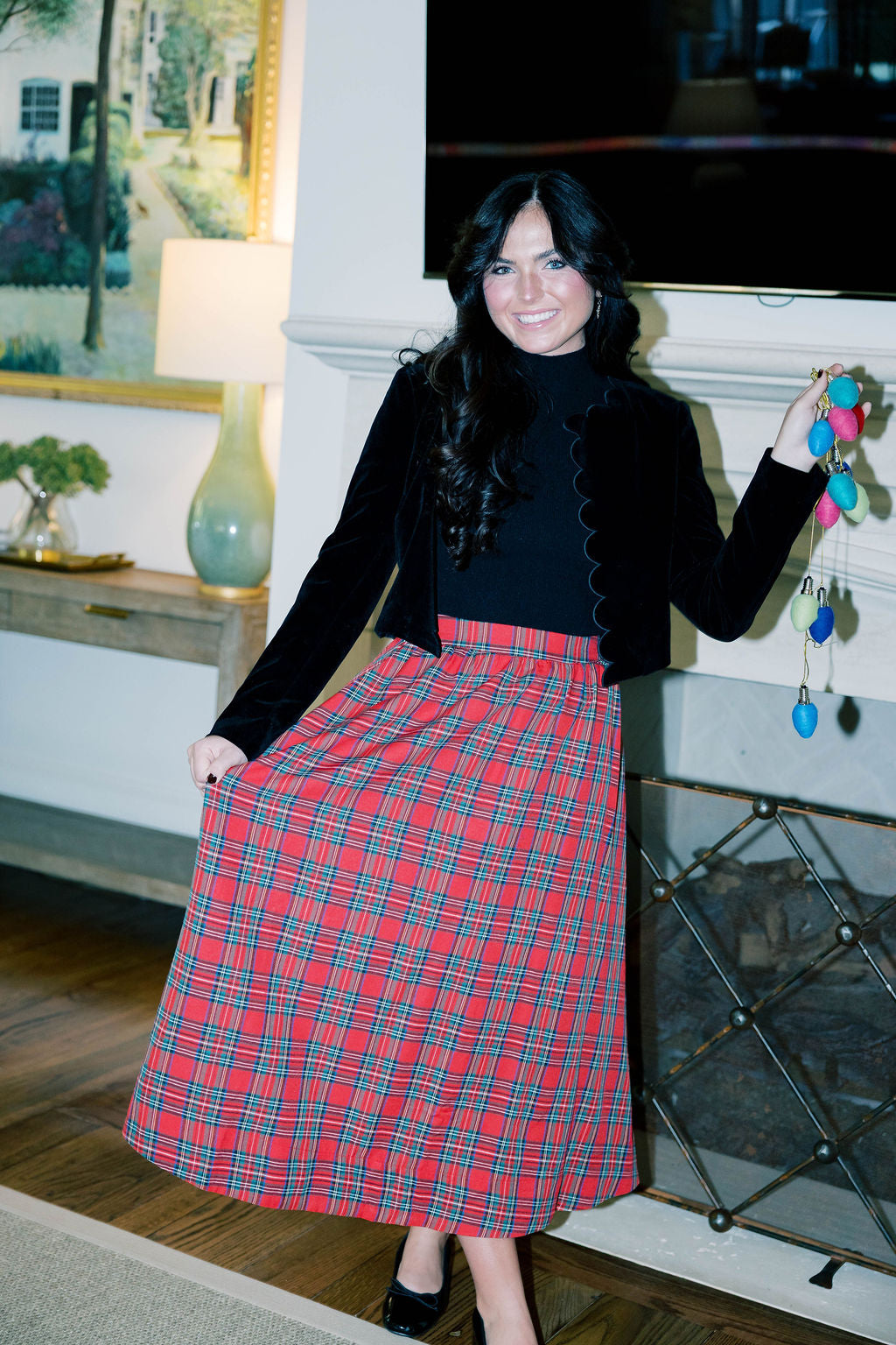 Tartan Maxi Skirt