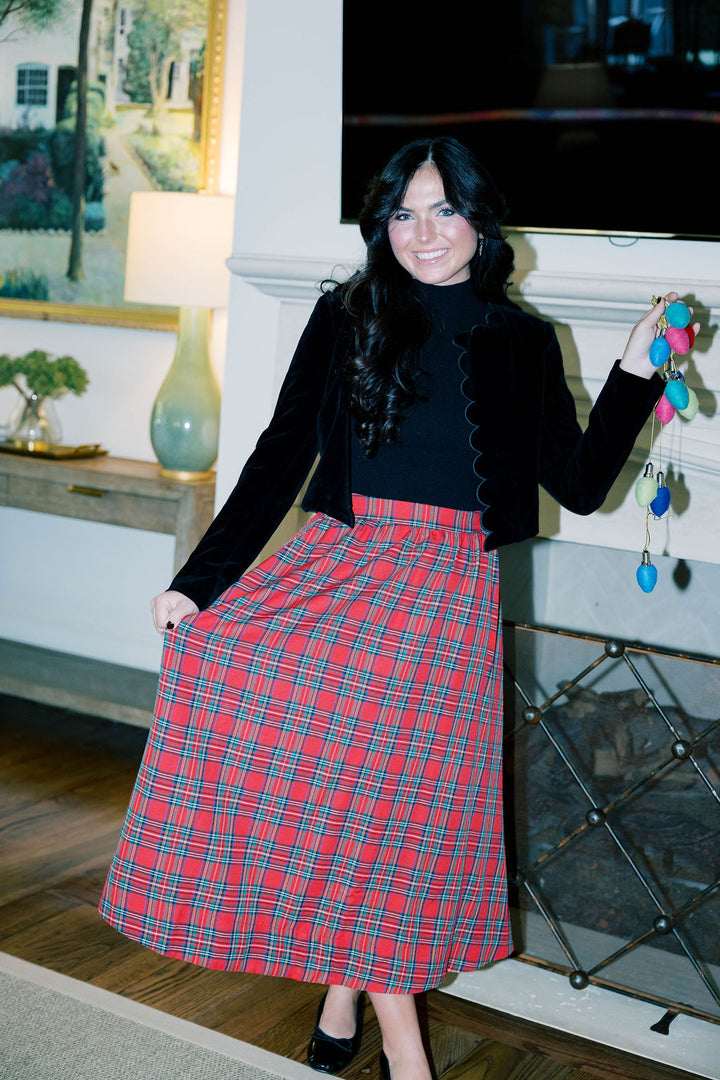 Tartan Maxi Skirt