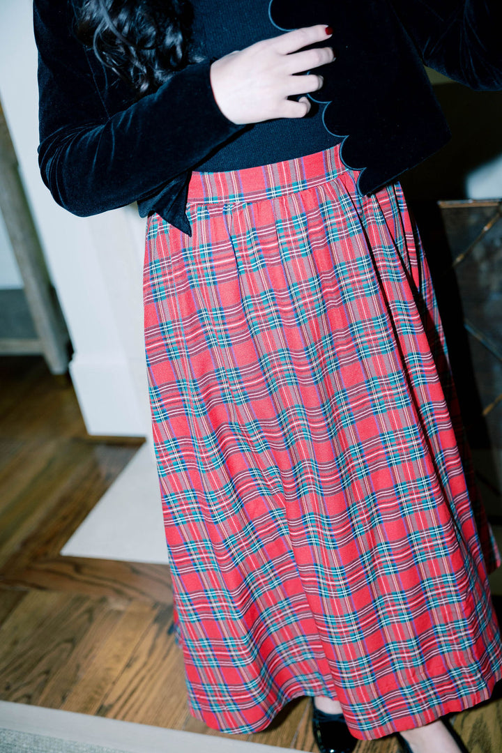 Tartan Maxi Skirt