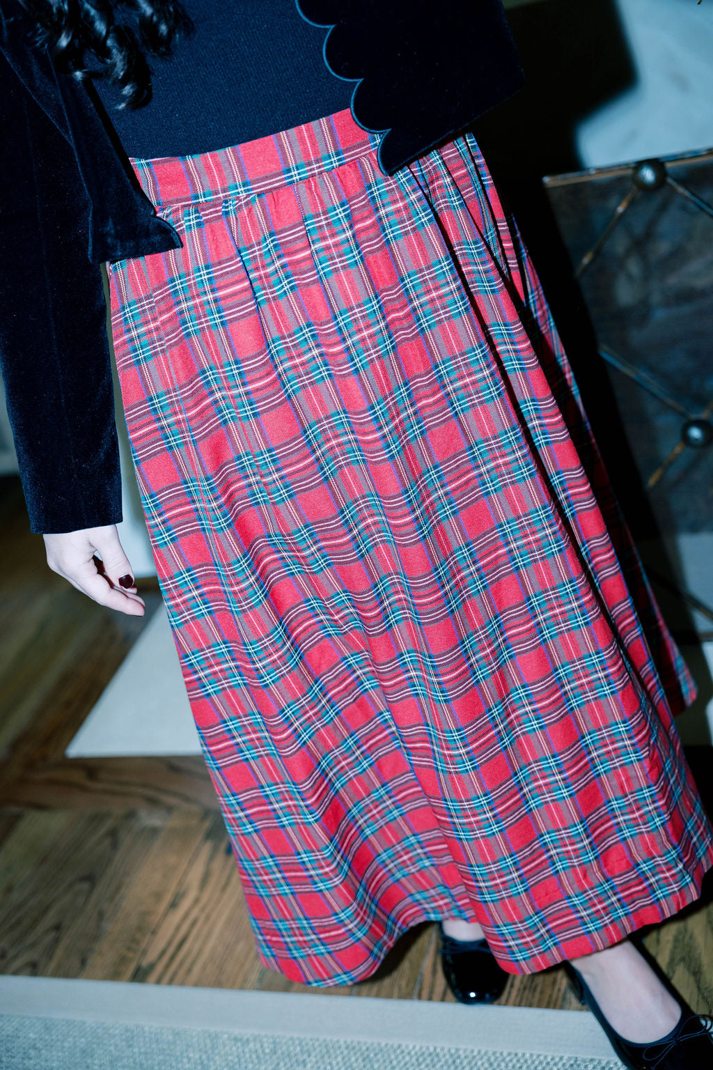 Tartan Maxi Skirt