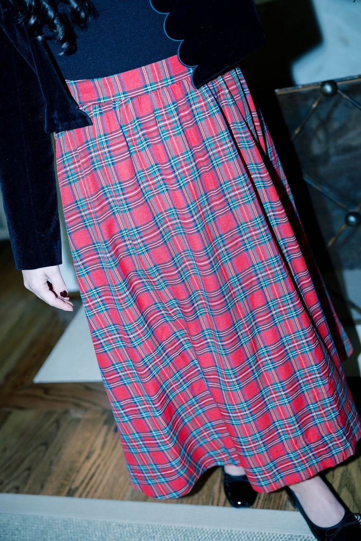 Tartan Maxi Skirt