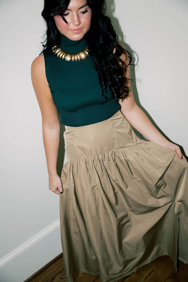 Mia Sleeveless Mock Neck Top