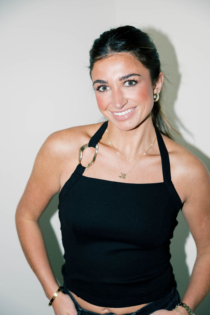 Hardware Halter Top