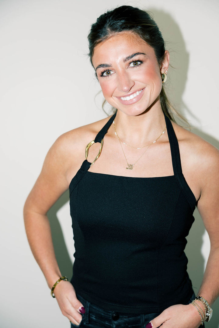 Hardware Halter Top