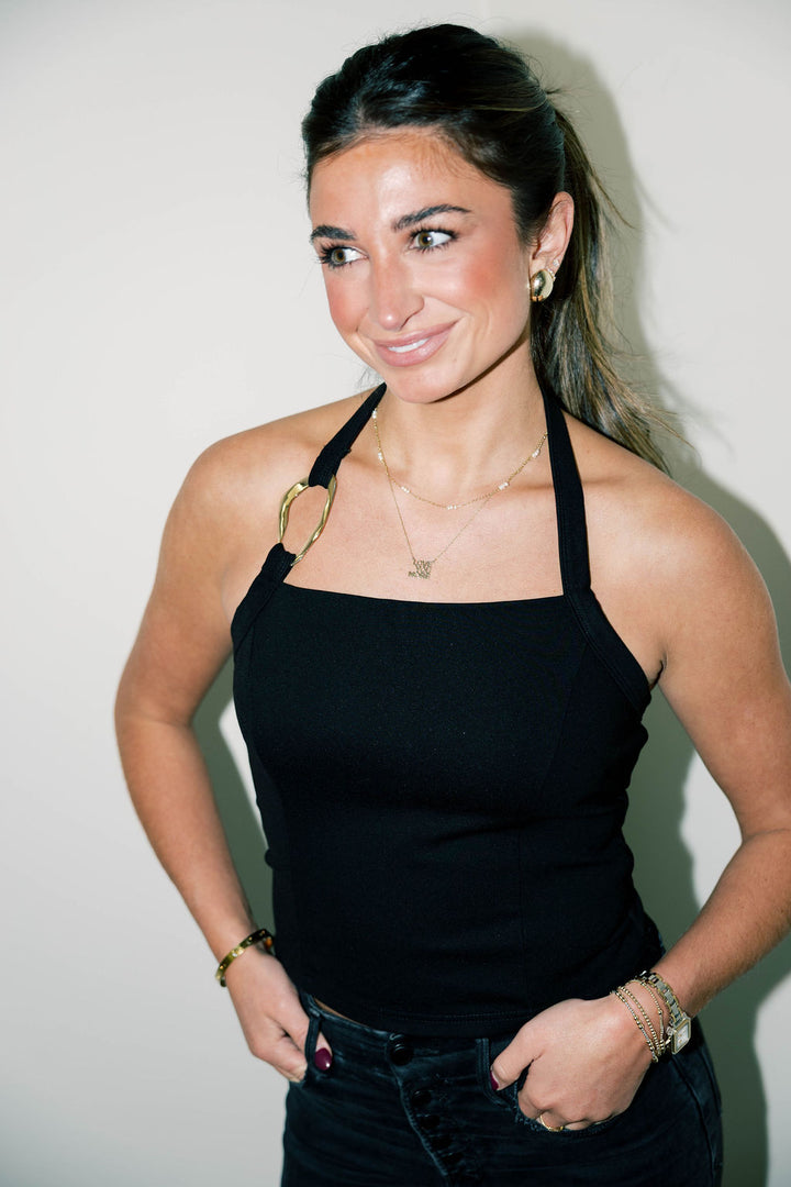 Hardware Halter Top