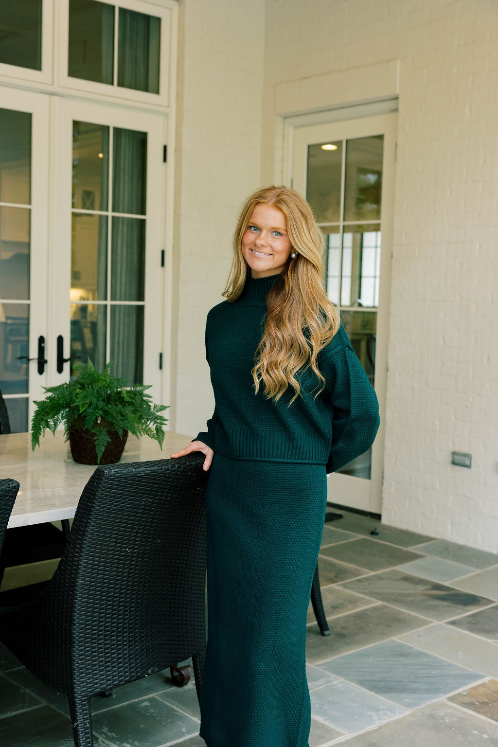 Knit Sweater Skirt Set