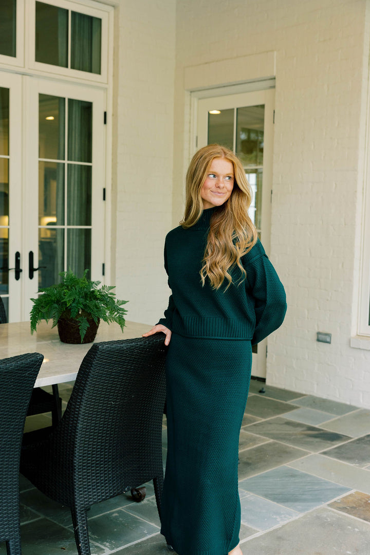 Knit Sweater Skirt Set