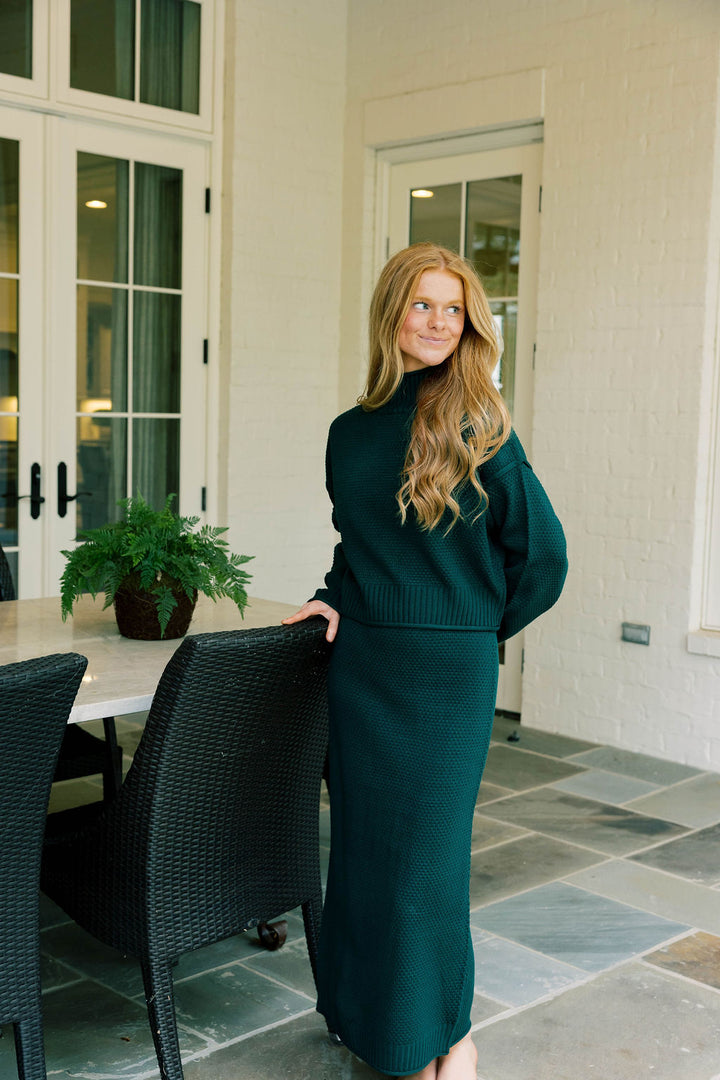 Knit Sweater Skirt Set