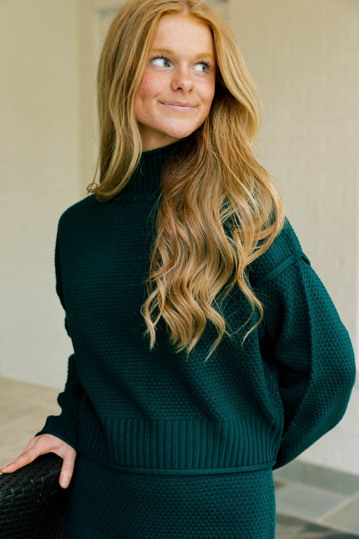 Knit Sweater Skirt Set