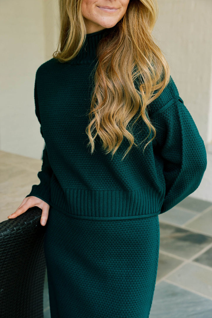 Knit Sweater Skirt Set