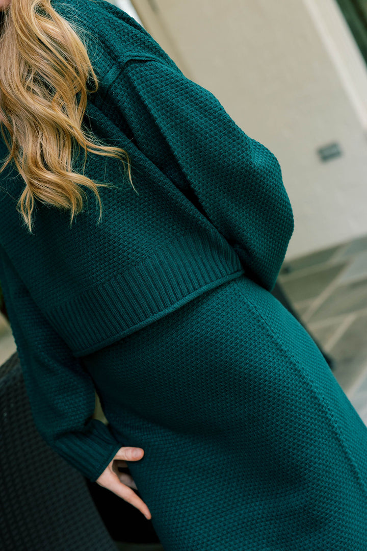 Knit Sweater Skirt Set
