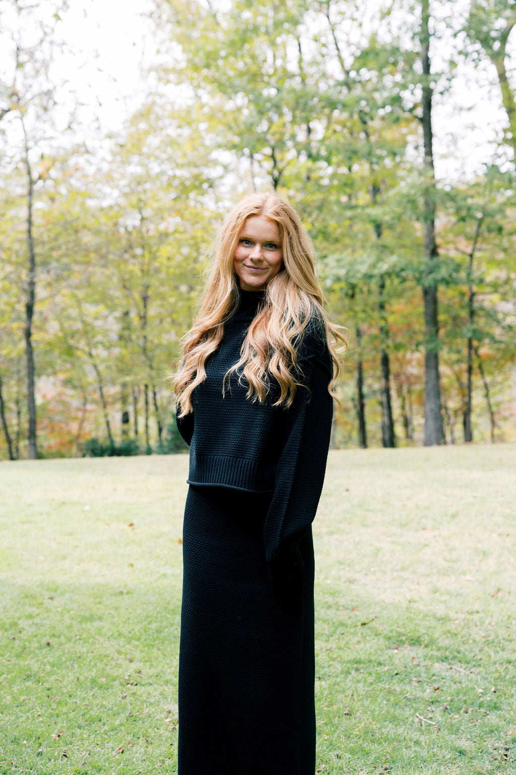 Knit Sweater Skirt Set