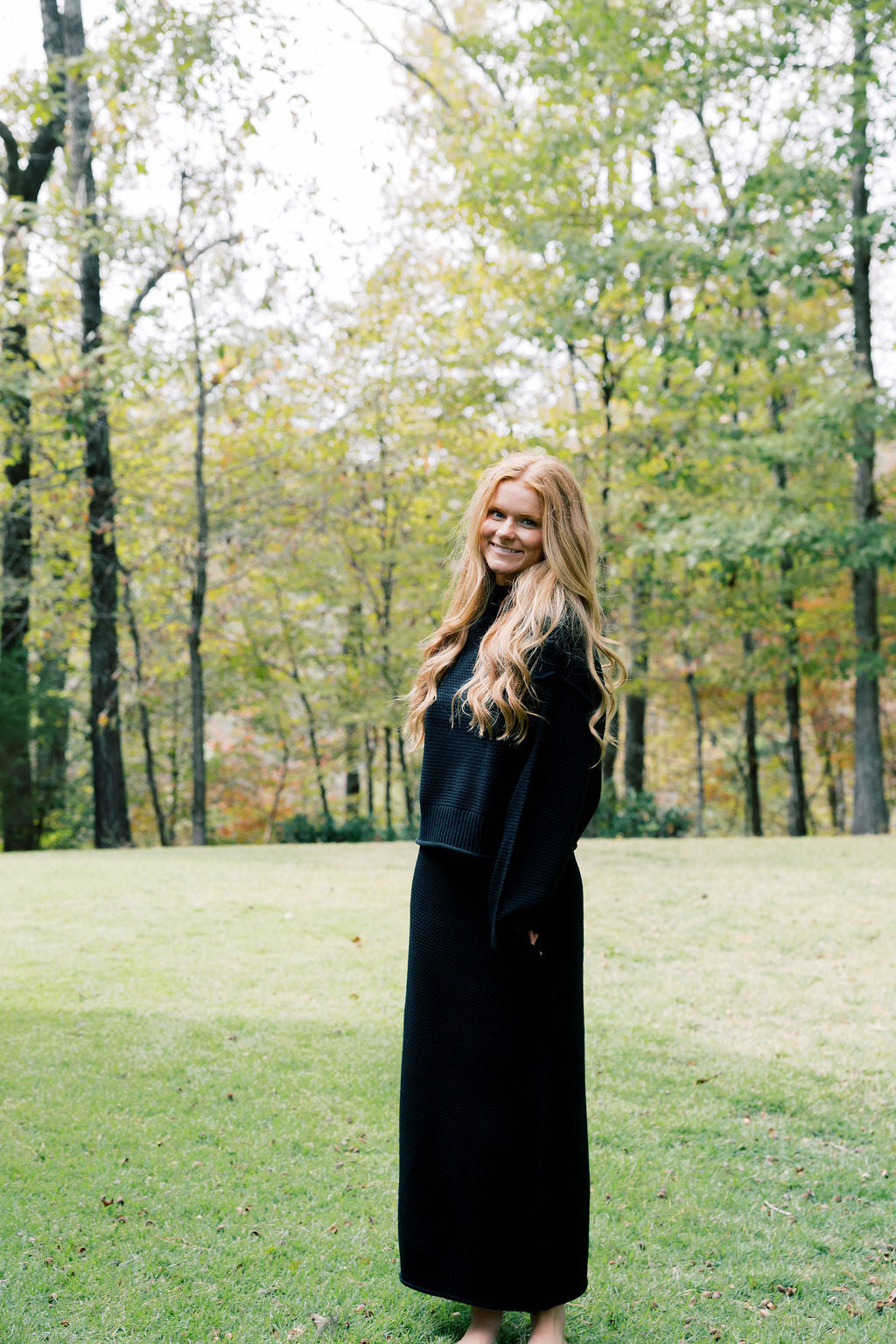 Knit Sweater Skirt Set