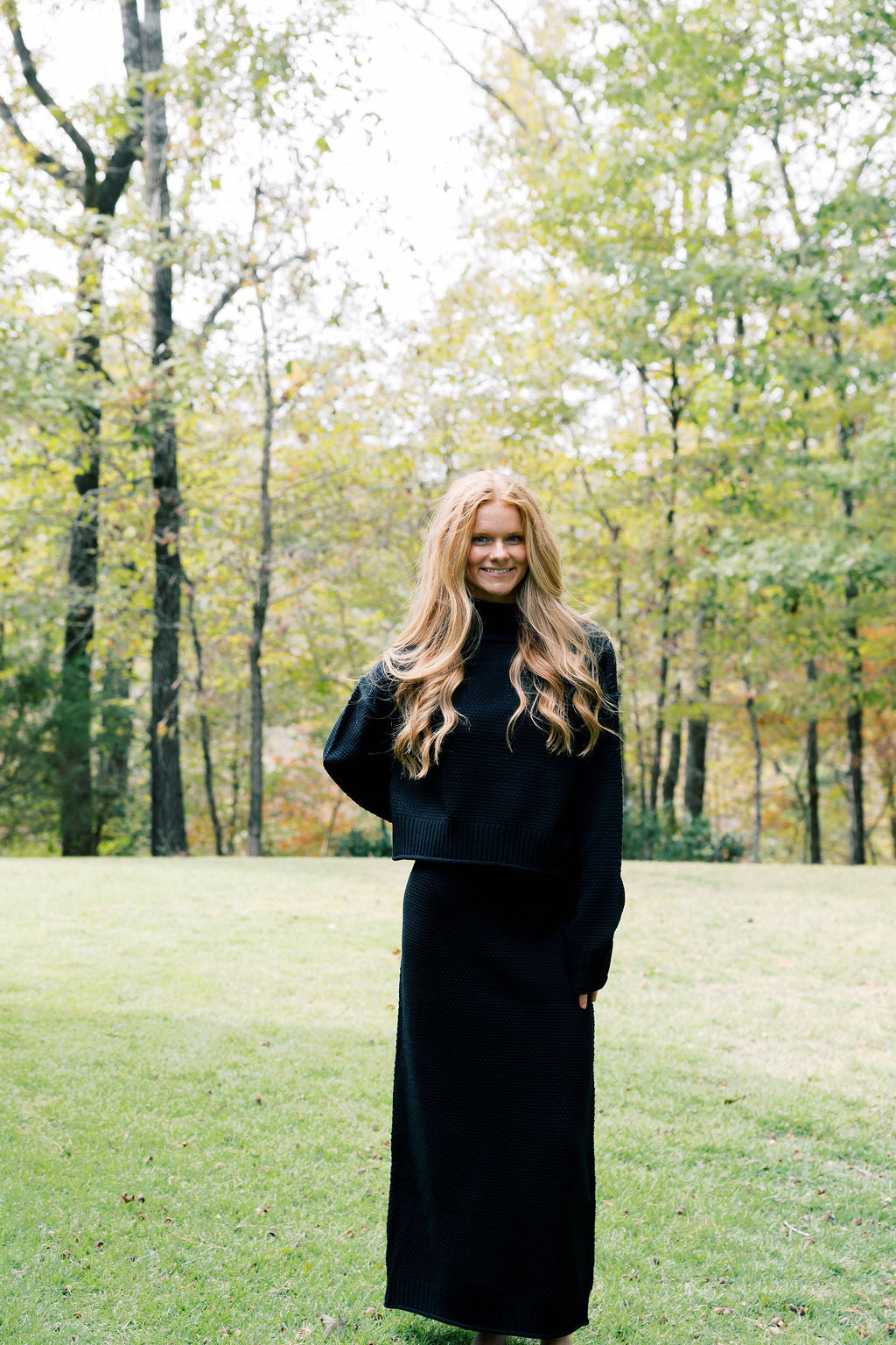 Knit Sweater Skirt Set