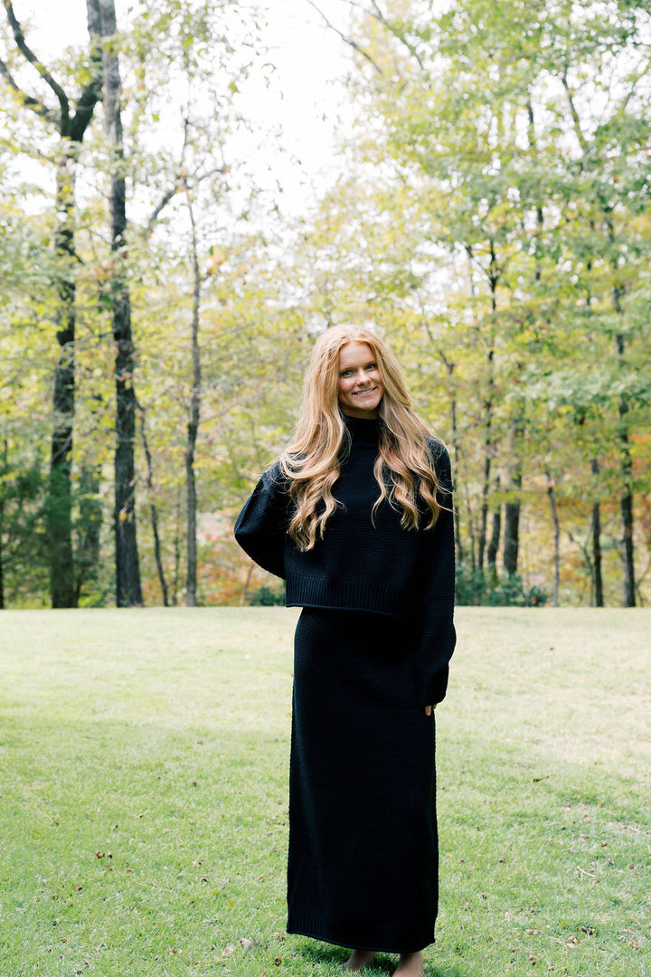 Knit Sweater Skirt Set