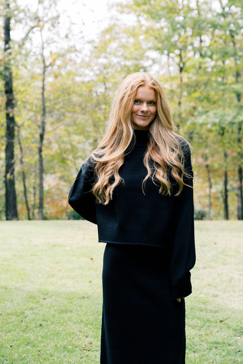 Knit Sweater Skirt Set