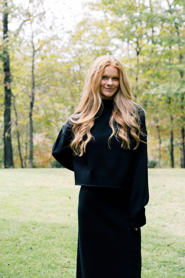 Knit Sweater Skirt Set