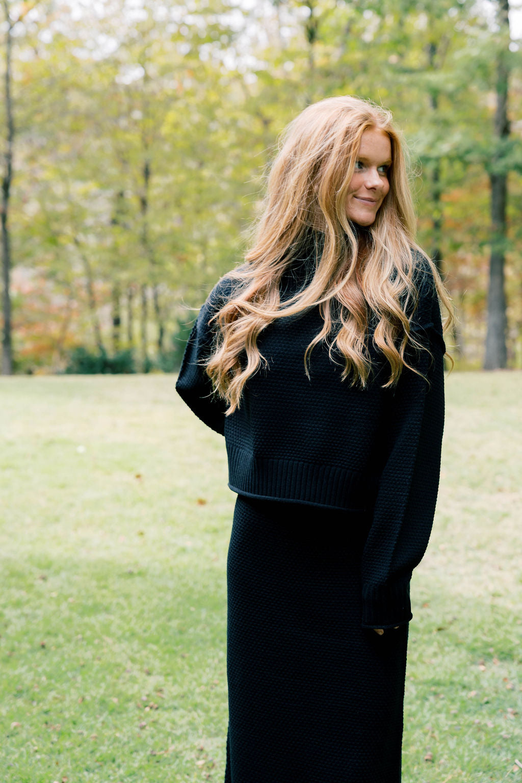 Knit Sweater Skirt Set