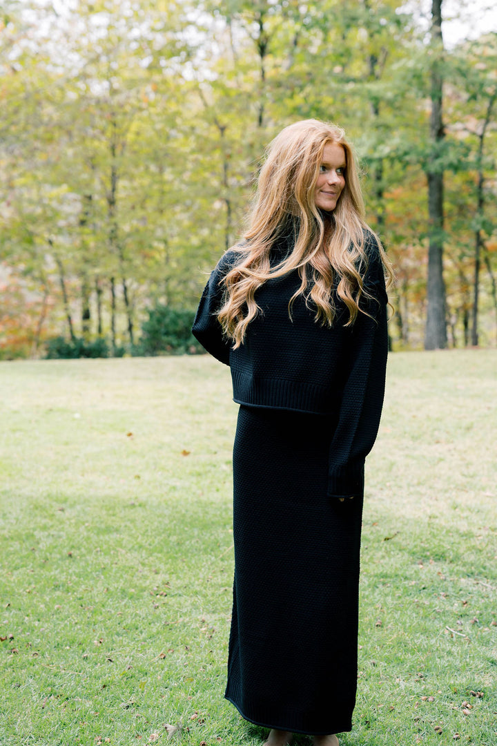 Knit Sweater Skirt Set