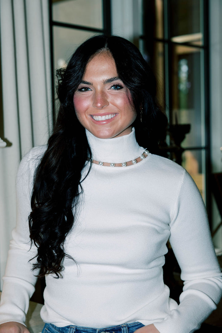 Pearly Turtleneck