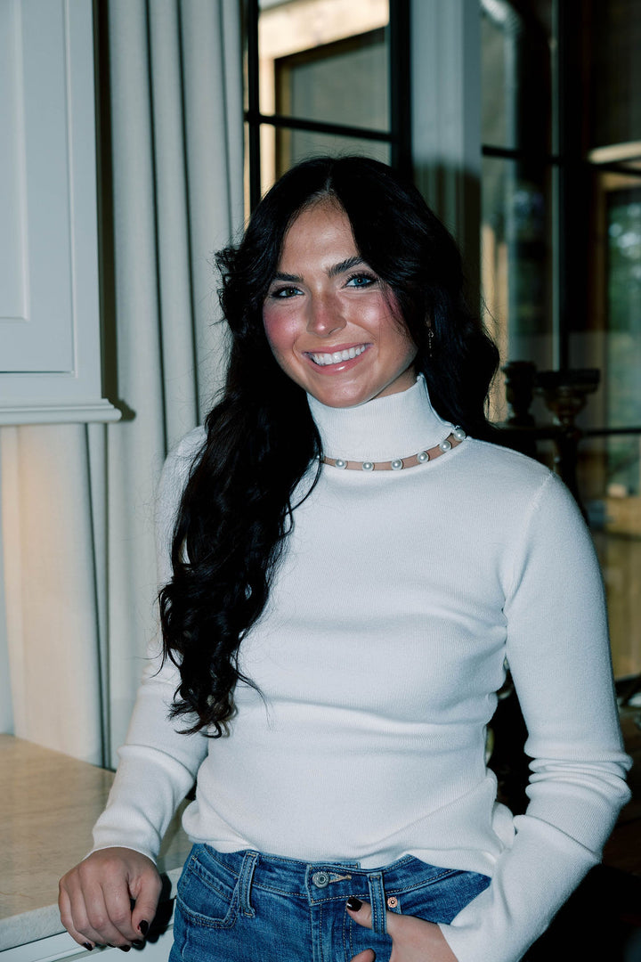 Pearly Turtleneck