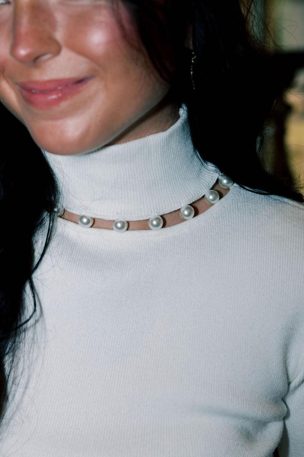 Pearly Turtleneck
