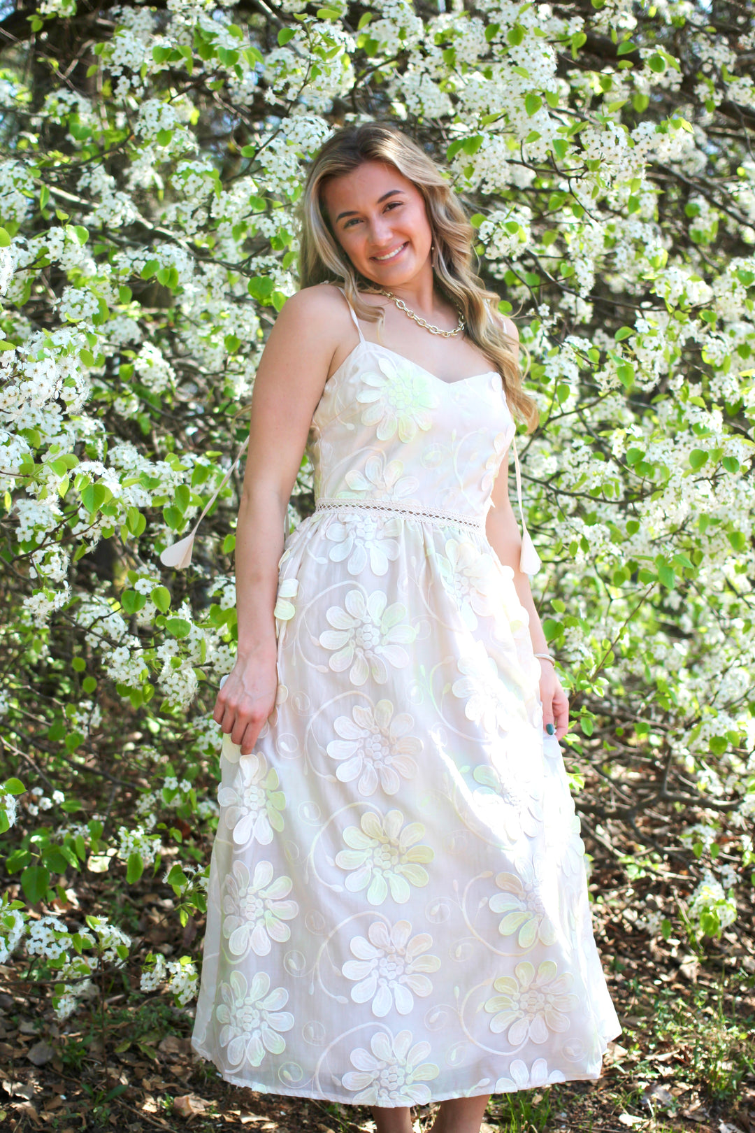 3-D Daisies and Sunshine Dress