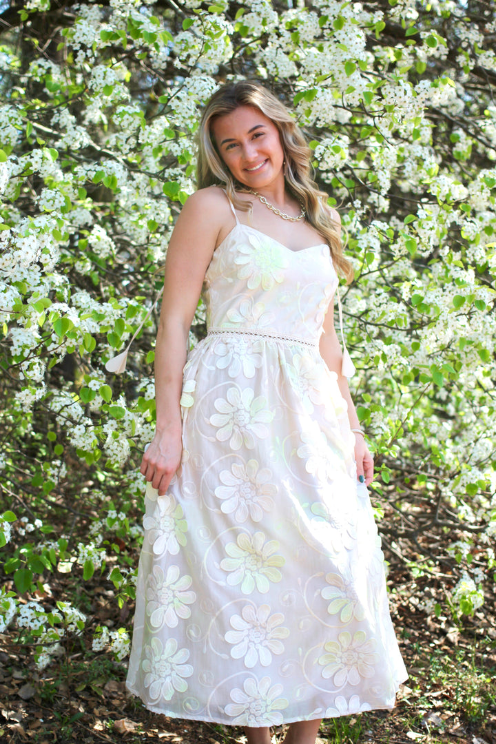 3-D Daisies and Sunshine Dress