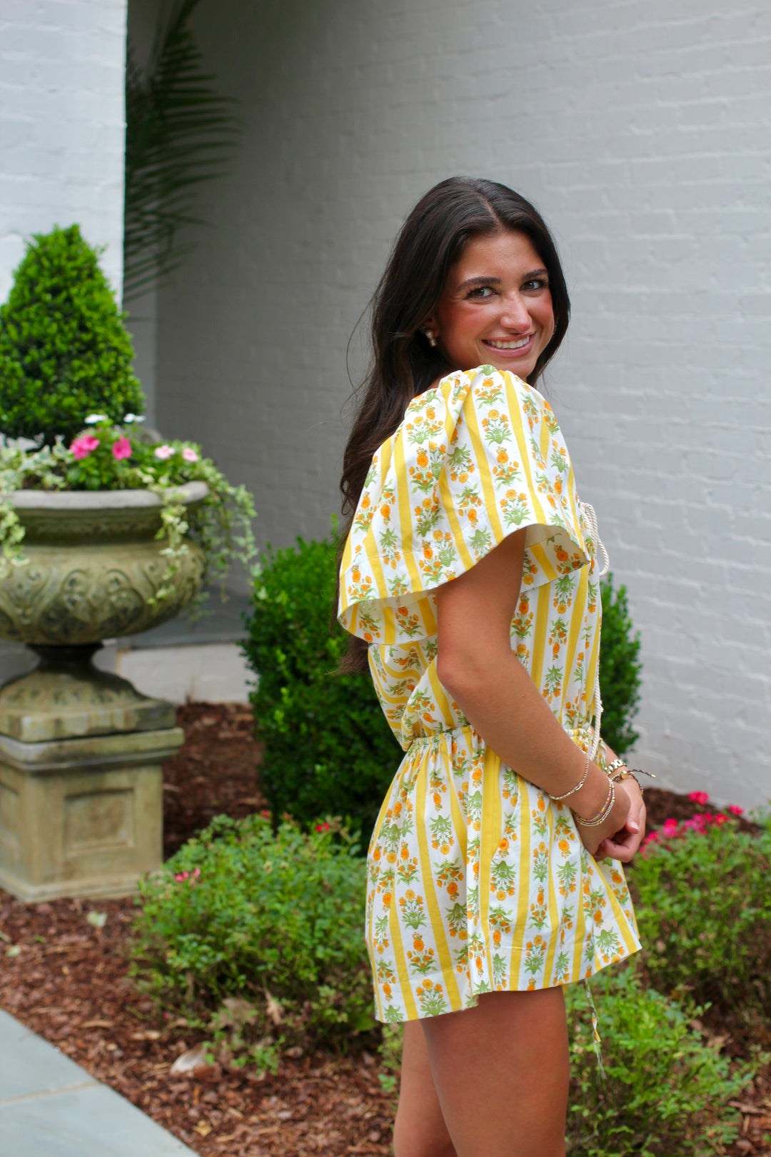 Sunflower Fields Romper