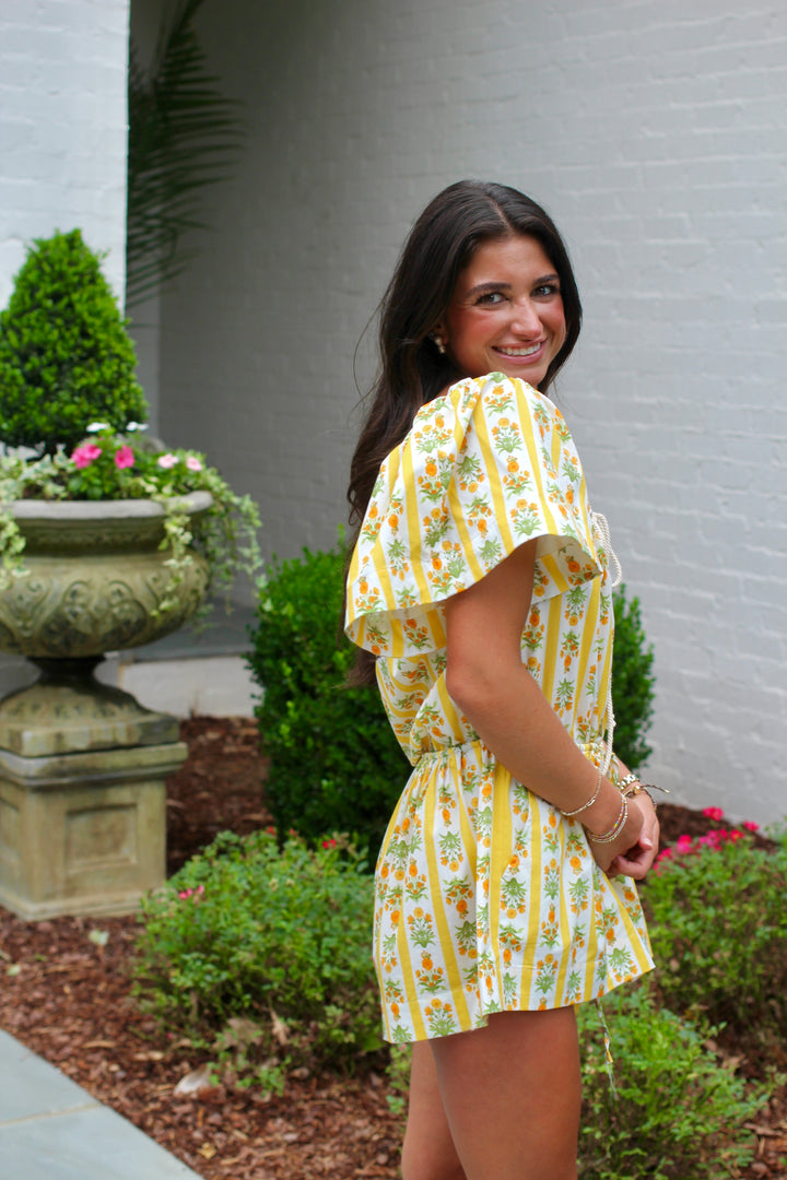 Sunflower Fields Romper