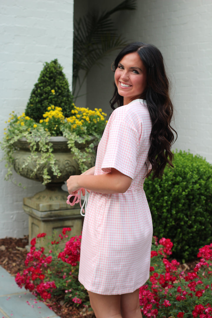 Gingham Athleisure Dress