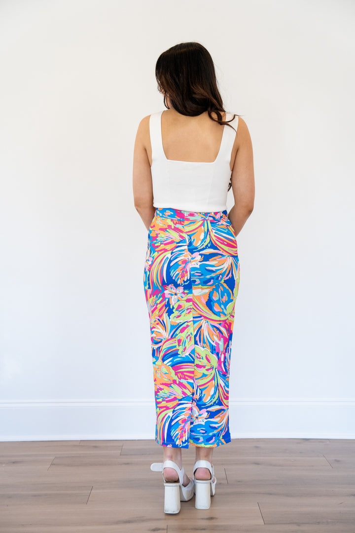 Coral Cay Pencil Skirt
