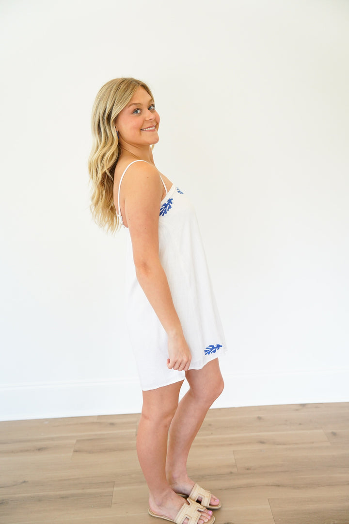 Blue Coral Dress