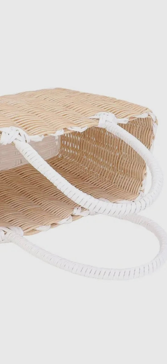 Handmade Basket Weave Tote