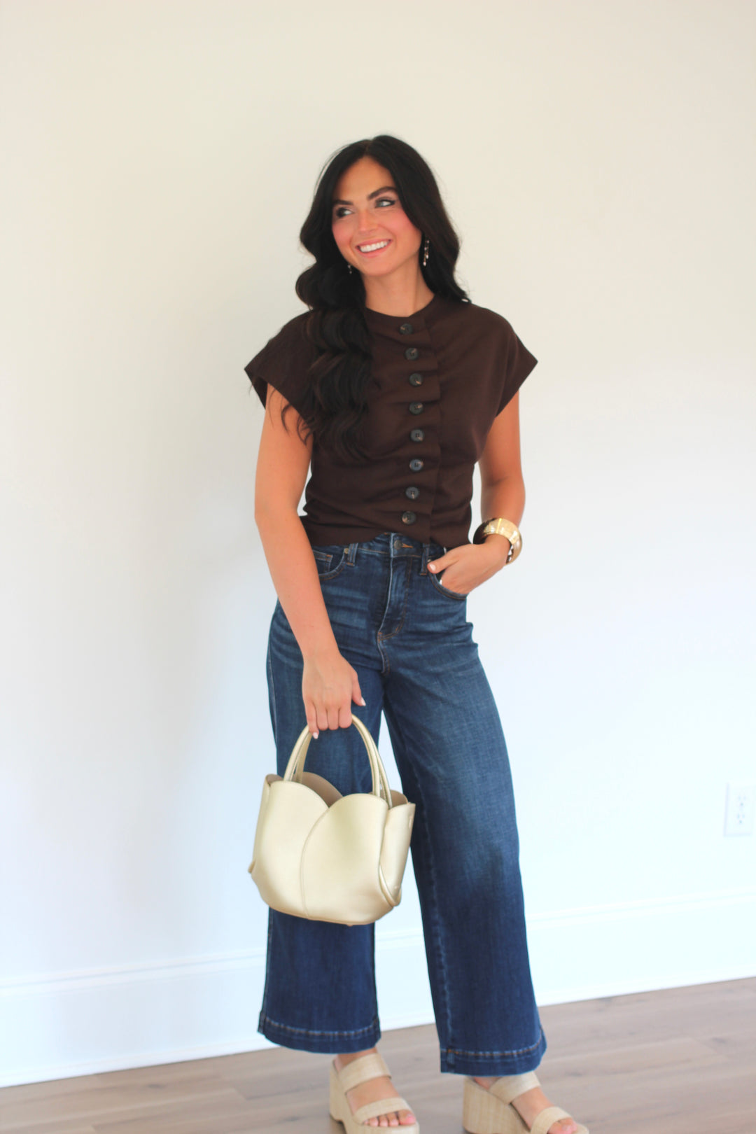 Claudia Ankle Wide Jeans