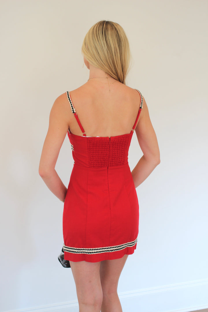 Scarlett Trim Mini Dress