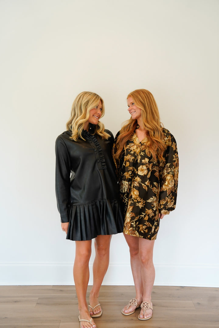 Golden Bloom Dress