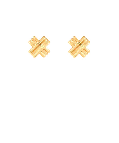 Crisscross Stud Earrings