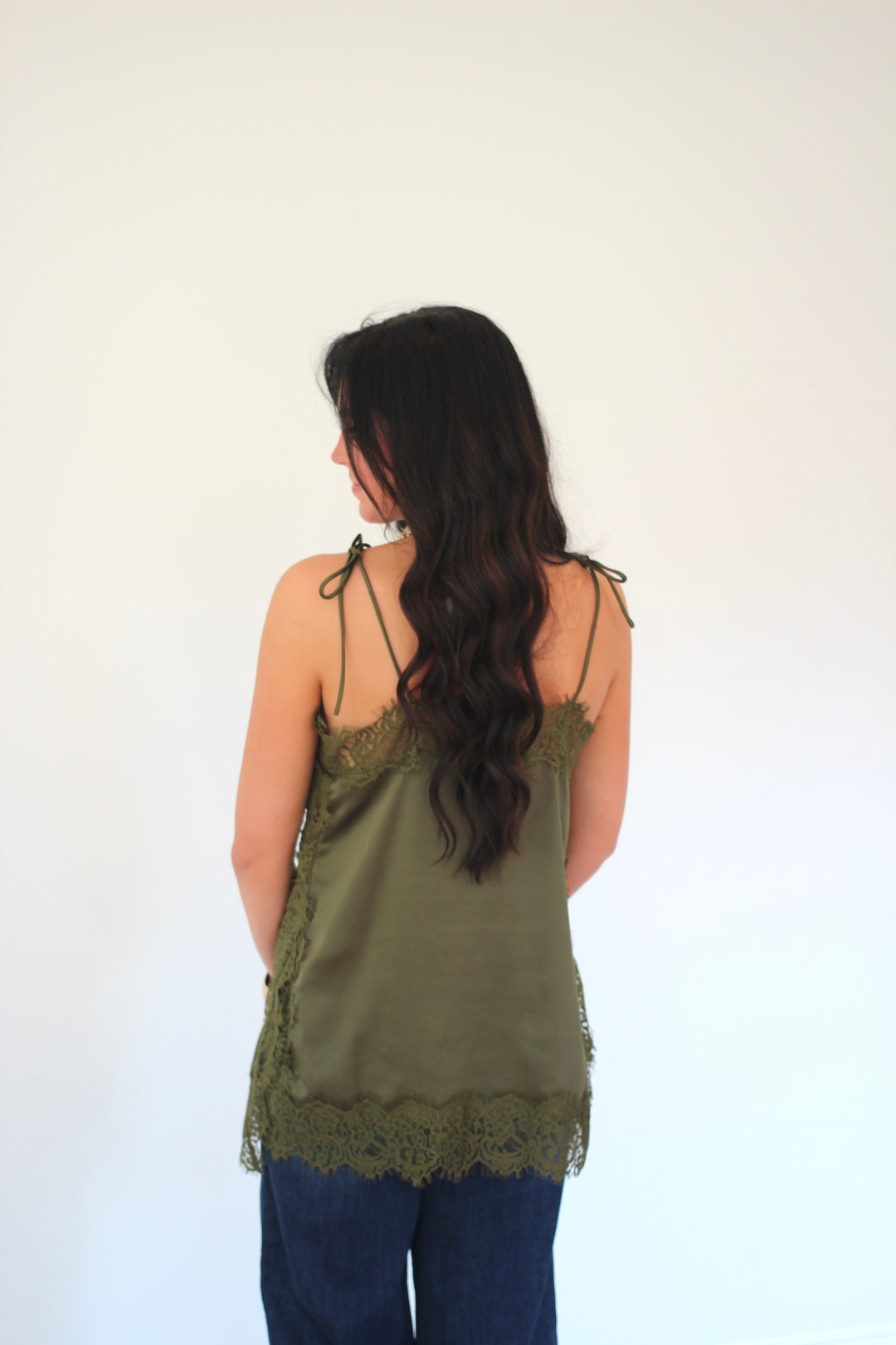 Lace Trim Cami Top
