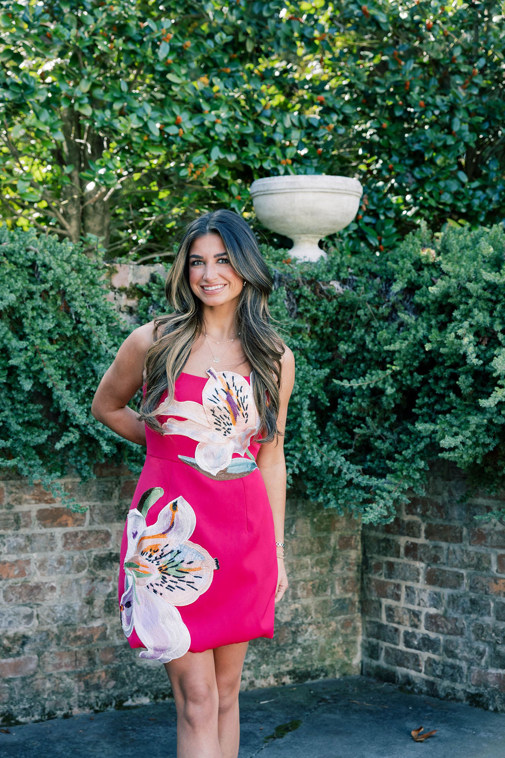 3-D Blooms Dress