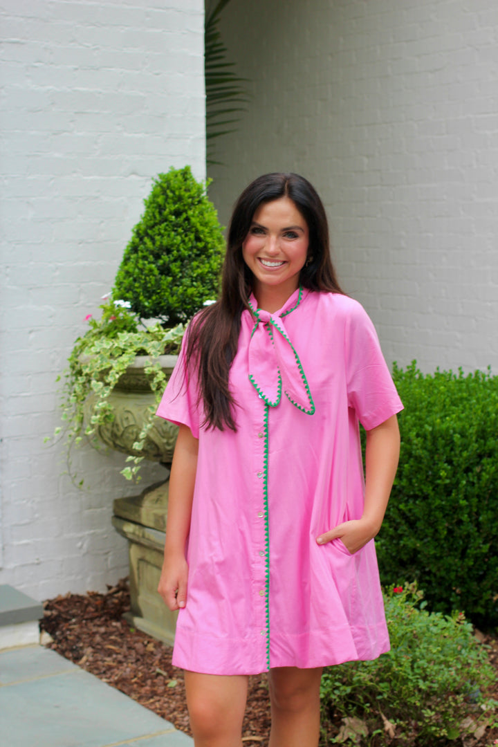 Charlotte Tie Neck Dress