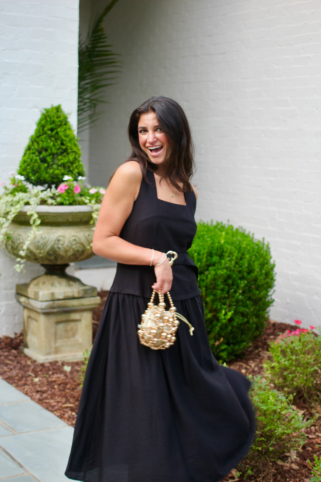 Jess Drop Waist Little Black Dress